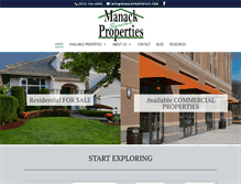 Tablet Screenshot of manacksignatureproperties.com